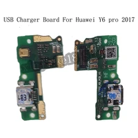 usb plug charger board for huawei y6 pro 2017 microphone module cable connector for huawei y6 pro 2017 phone replacement repair