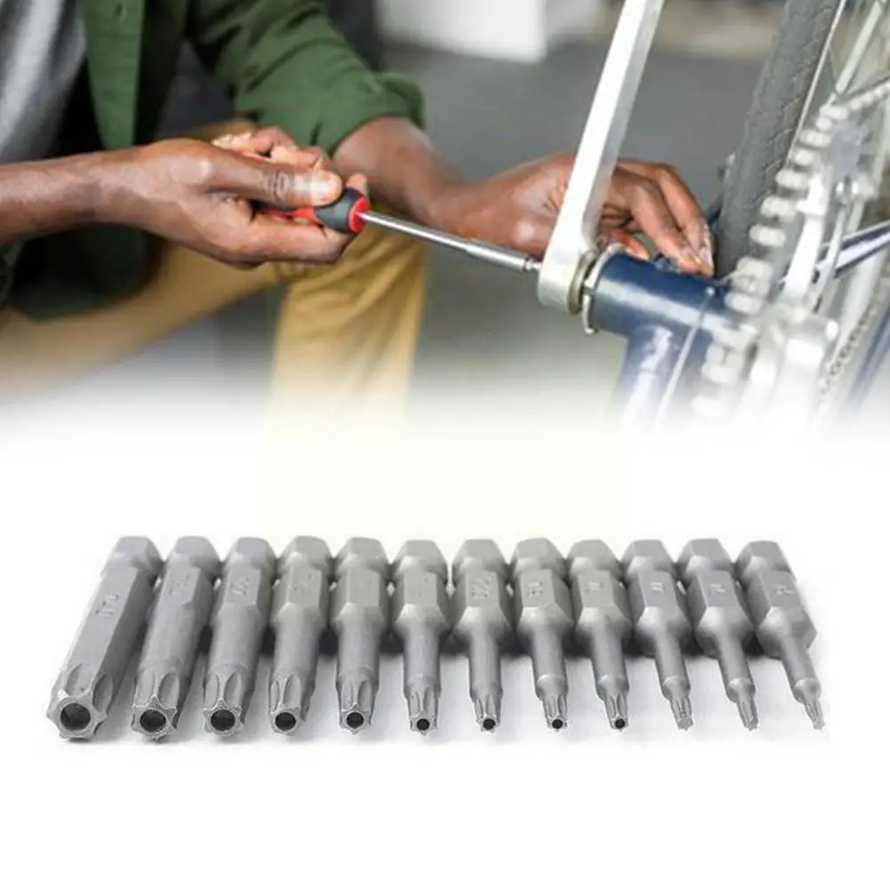 

12 шт./компл. 1/4 шестигранный хвостовик магнитные звездообразные электрические отвертки U5S4