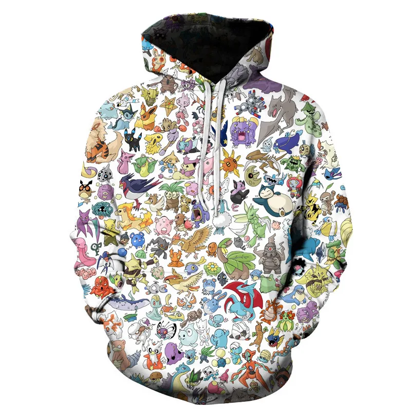 Пикачу из Pokemon Go 3D Толстовка с рисунком толстовки для мужчин и женщин Umbreon толстовки с капюшоном для мужчин пуловер куртка игровая Одежда для мальчиков
