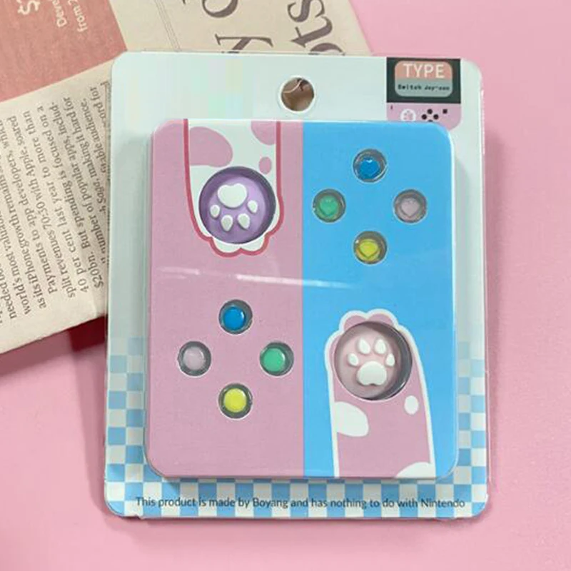 

ABXY Crystal X Key Joystick Button Thumb Stick Grip Cap Cover Replacement Repair Case For Nintendo Switch NS Joy-con Controller