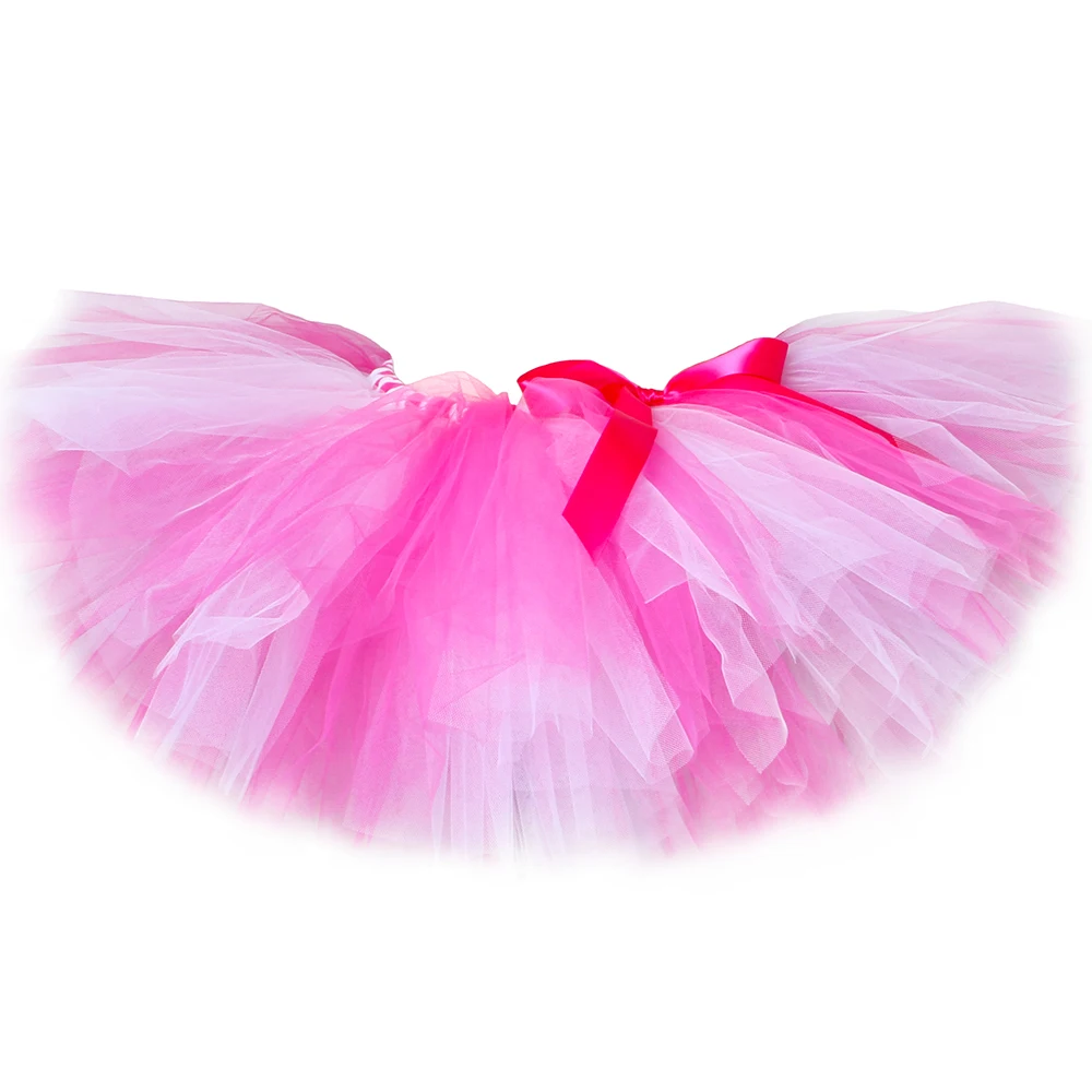 

Ярко-розовые юбка-пачка для девочек юбка пышная юбка из тюля для девочек, одежда для малышей платье-пачка на день рождения для детей вечерни...