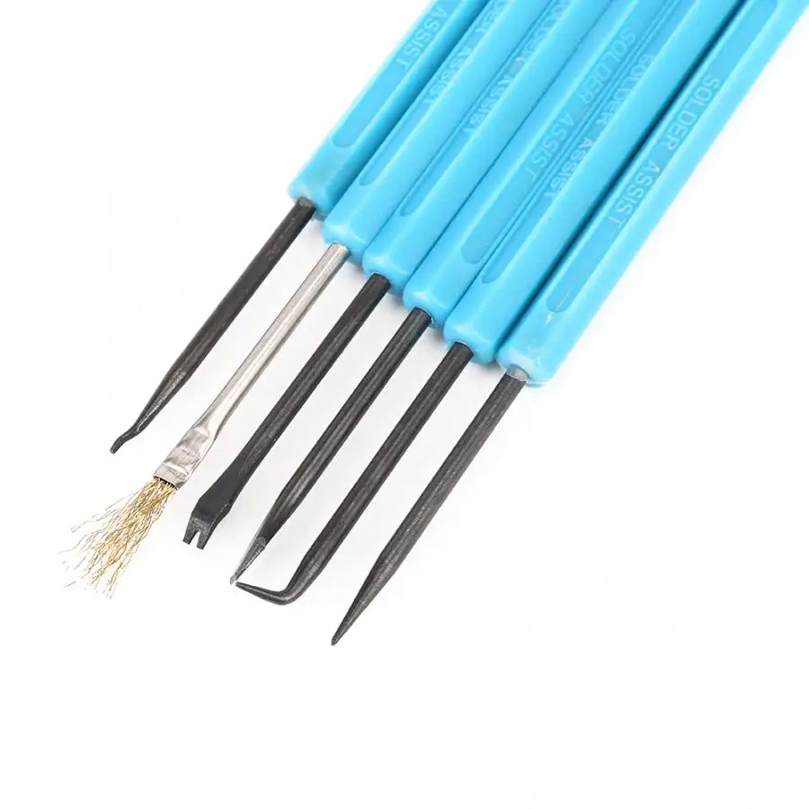 Вспомогательный Инструмент для пайки с двумя головками 6 шт. вспомогательный