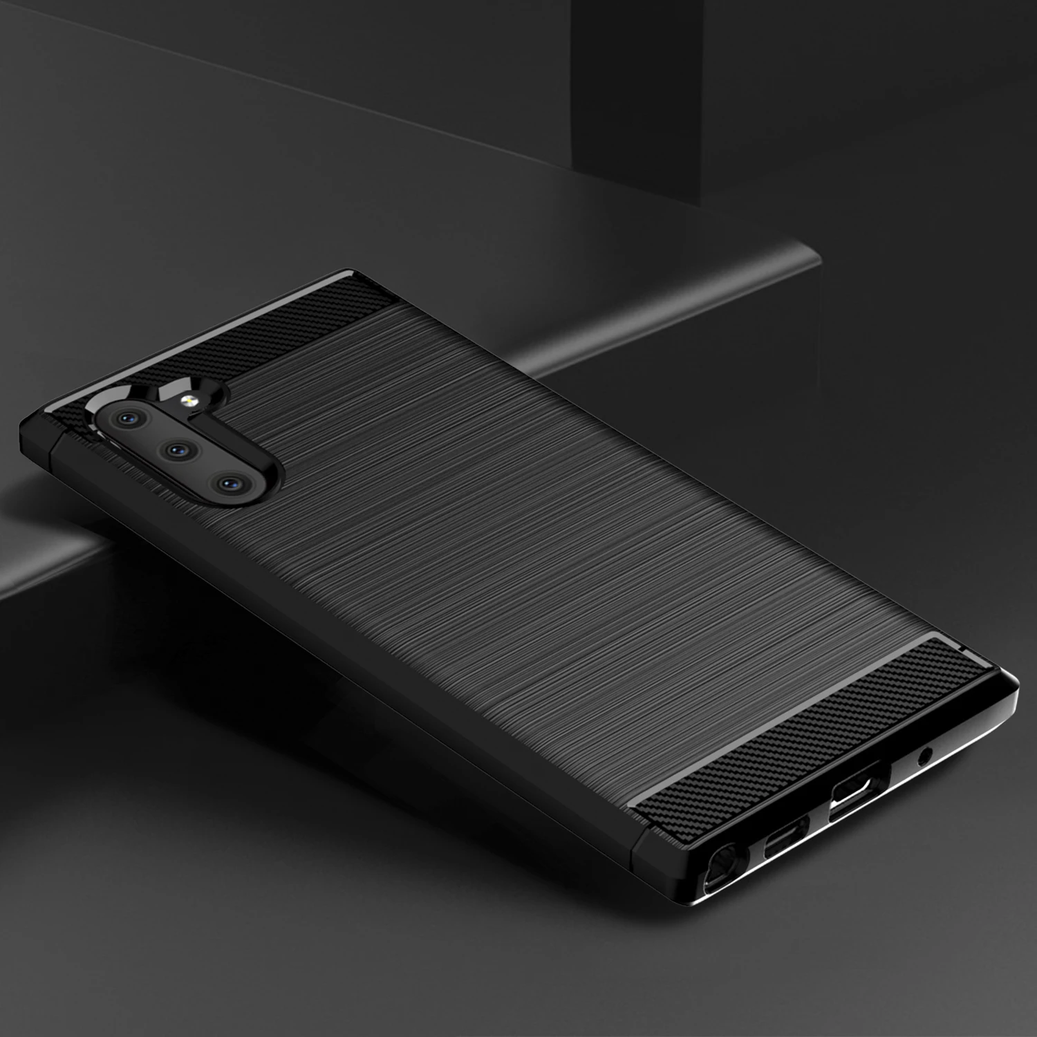 Матовый текстурный чехол для Samsung Galaxy S20 Ultra Note 10 Lite S10 5G S 20 FE Plus из углеродного