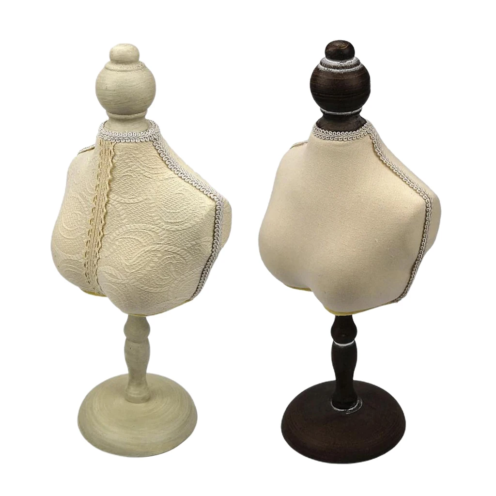 

Premium Mannequin Jewelry Bust, Jewelry Stand Display Holder for