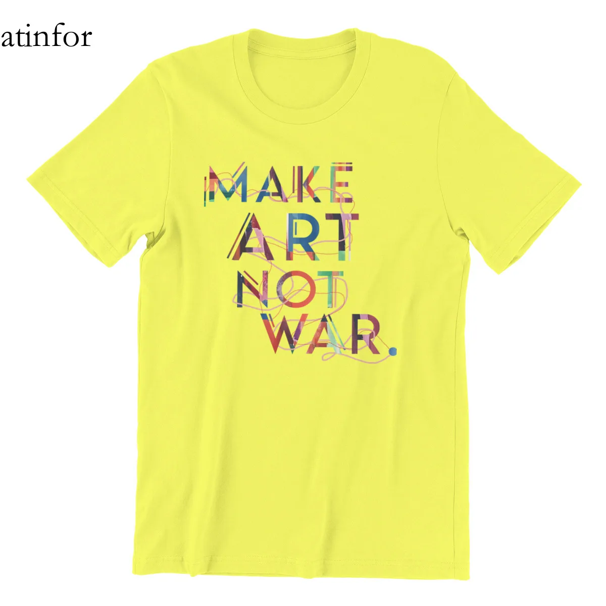 

Мужские футболки make art not war Essentials, топы унисекс из 100% хлопка с принтом, 42614