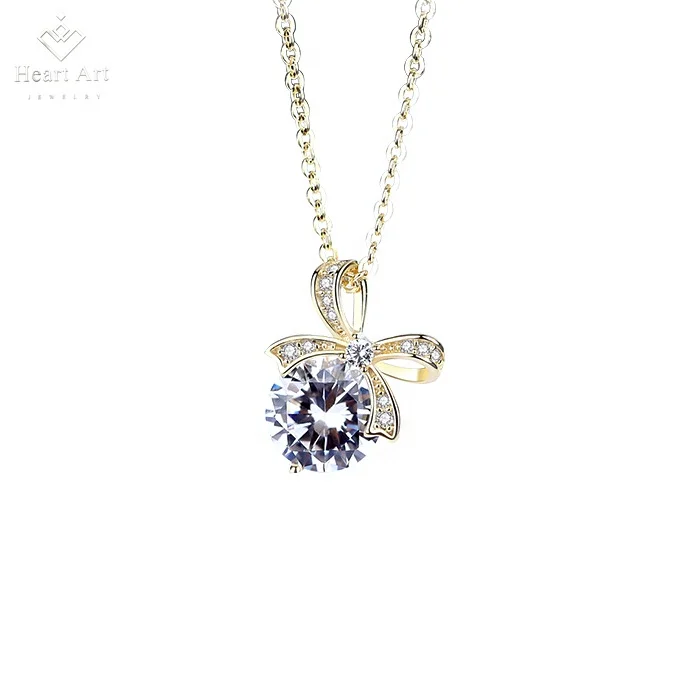 

Free Shipping Beautiful Classic Fashion Diamond Pendant Necklace For Girlfriend