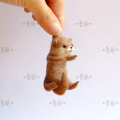 9 Шерстяная фетровая посылка для начинающих животных, ежик, кошка, собака, Шиба-ину, панда, кролик - Цвет: 9