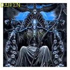 5D алмазная живопись сделай сам, полная круглая Алмазная мозаика, полная квадратная Алмазная вышивка, вышивка крестиком, король черепа орела