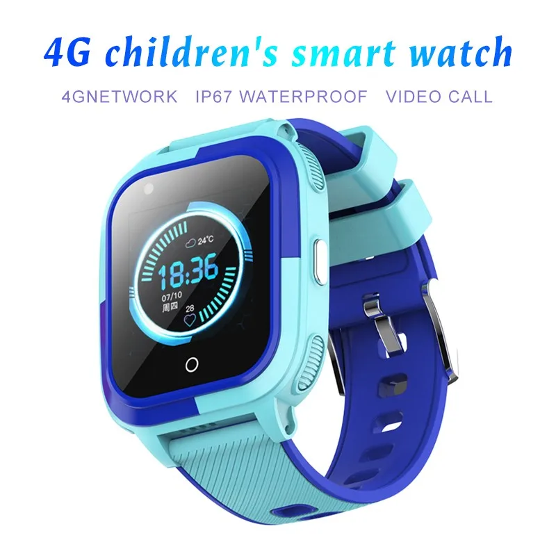 

DF56 4G Video Call Kids Smart Watch GPS LBS WIFI Location Tracker SOS Remote Monitoring Waterproof Children Watches Boy Girl