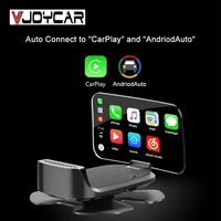 vjoycar new c6 car hud navigation head up display support carplay android auto speed project google map universal for all cars