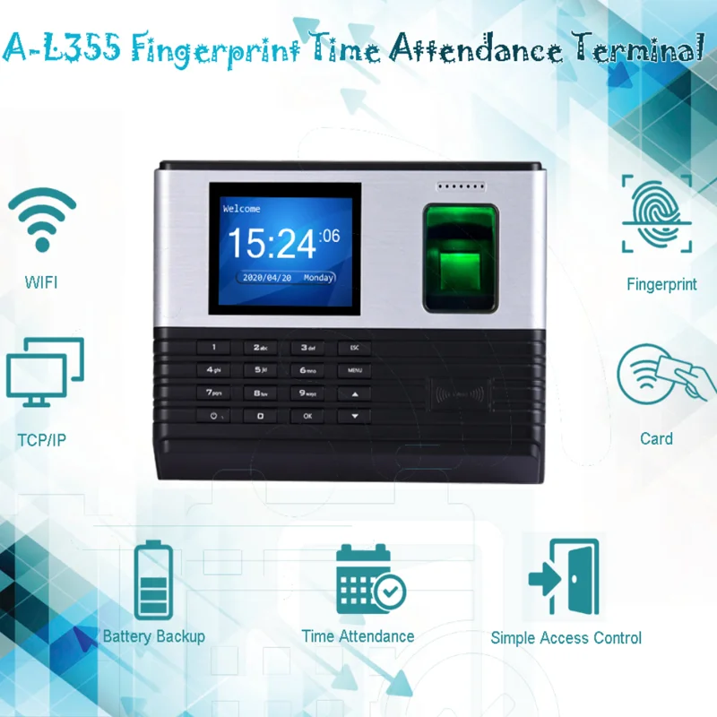 Рисунок 2 - RealandA-L355Fingerprint посещаемость
