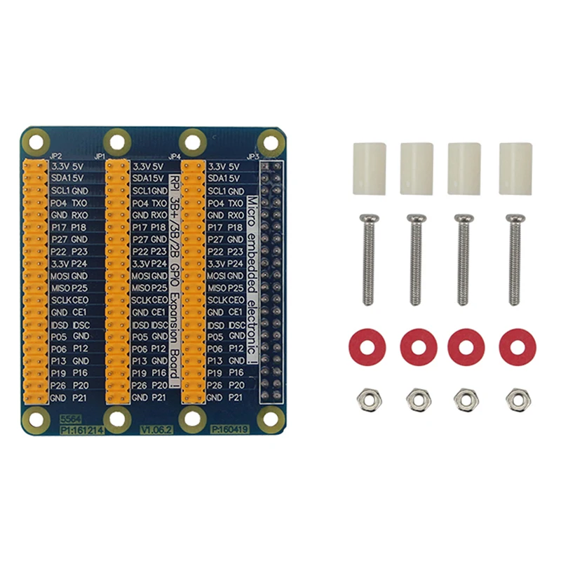 

GPIO Extension Board 1 to 3 DIY Expansion Circuit Plate for Raspberry Pi 4B/3B+