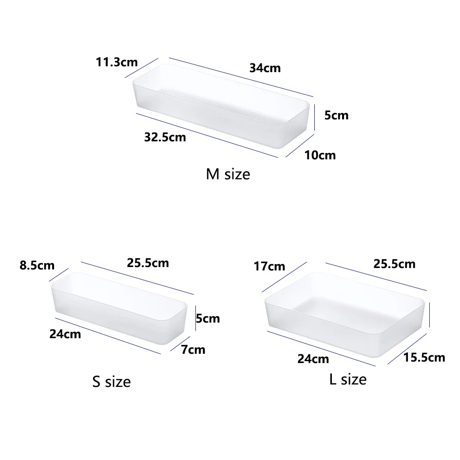 Новый многофункциональный органайзер для ящиков матовый пластмассовый