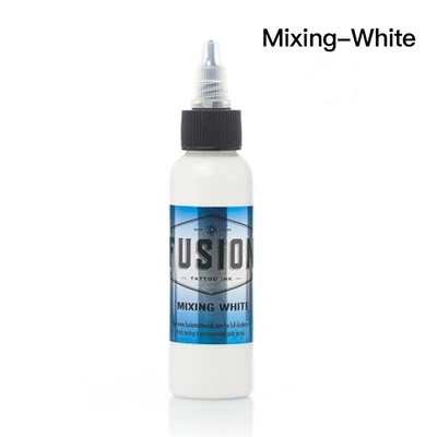 mixing white Набор чернил татуировки пигмент краска для татуау пигмент tintas para labios краска для татуировока пигменты цвет татуировки - Цвет: mixing white