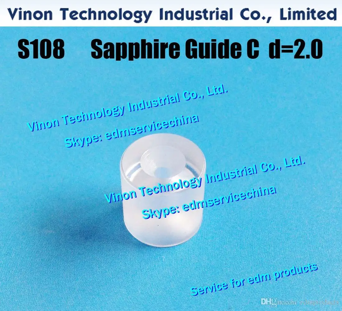 S108 верхняя направляющая sapphire C1 3082269 d = 2 0 мм Sub ESS 24.01.420 0204677 edm типа 90