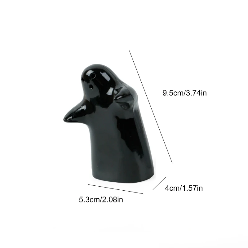 Керамический черный и белый Hug Cruet комплект из двух предметов бутылка для перца