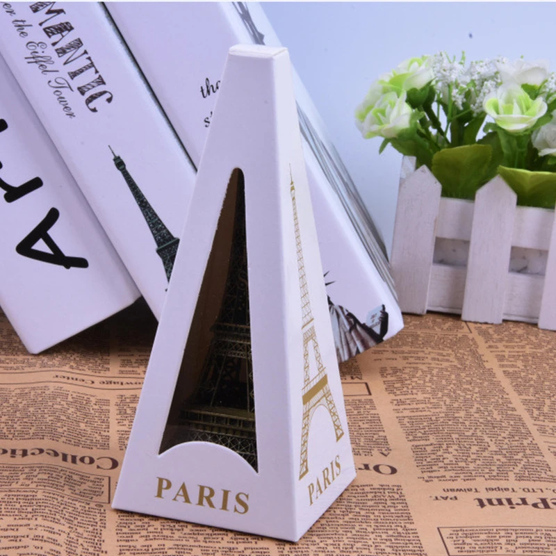 

5-13cm Bronze Paris Tower Metal Crafts Figurine Statue Model Home Decor Souvenir Model kids Toys For Children