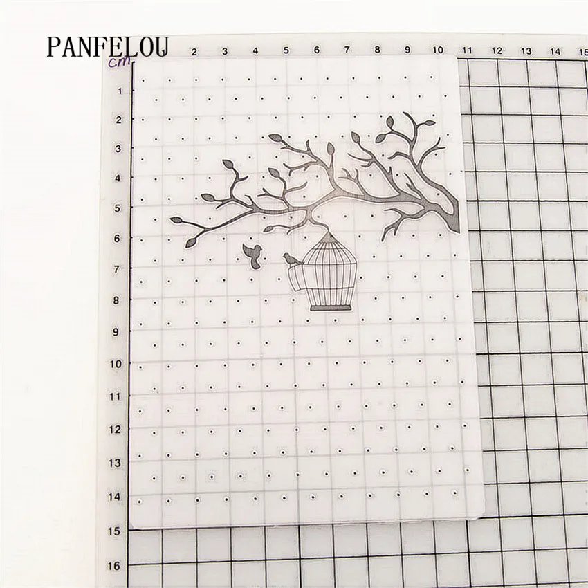 PANFELOU 10 5x14 8 ветви клетка фотоальбом для скрапбукинга DIY шаблон помадка торт