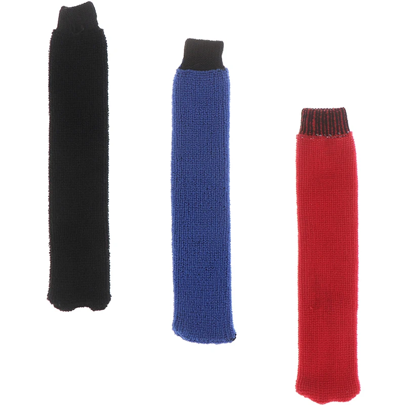 

1pc Cotton and Elastic Nonslip Towel Badminton Racket Over Grip Cover Black