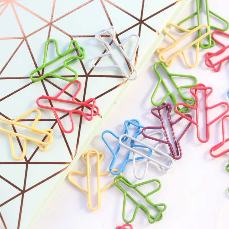 20 шт. классические цветные металлические зажимы органайзеры в форме