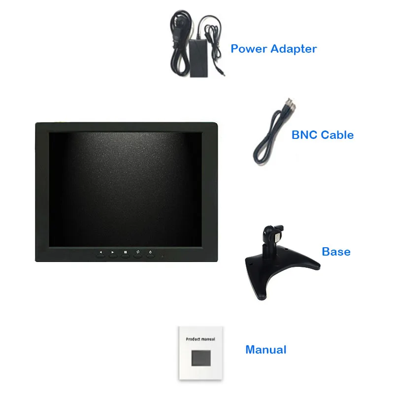 Рабочий стол ZHIXIANDA 10 4 дюйма с BNC HDMI AV VGA USB входом промышленный монитор|Мониторы| |
