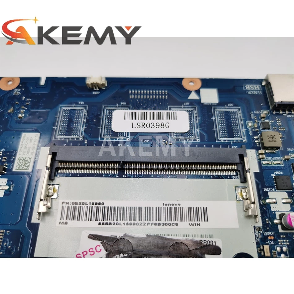 

JIANSU for Lenovo 100-15IBD B50-50 brand new notebook motherboard CG410 / CG510 NM-A681 i3 5005U GPU 920M DDR3L tested 100%