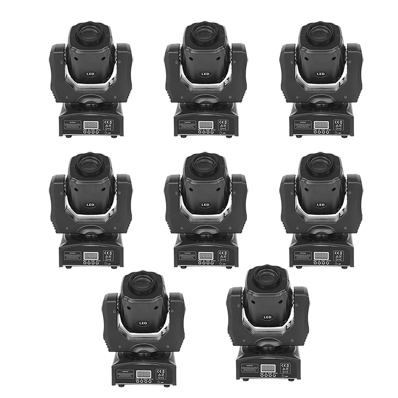 8 шт. DMX 9/11 каналов 60 Вт gobo движущаяся головка свет 8 видов цветов + 8 моделей gobo диджейские Прожекторы для дискотеки дома музыки вечеринки сценическое освещение