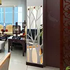 Акриловая Зеркальная Наклейка на стену, 3D, 100x28 см, 2021