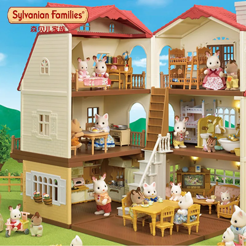 Sylvanian Families Family Sweet Dream Cabin Ultimate игровой домик для девочек детская игрушка | Спорт и