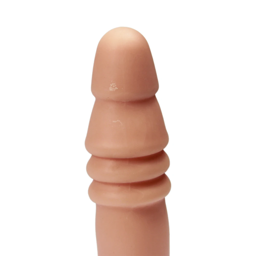 Многоразовый толстый фаллоимитатор удлинитель крышки ребристая импотенция