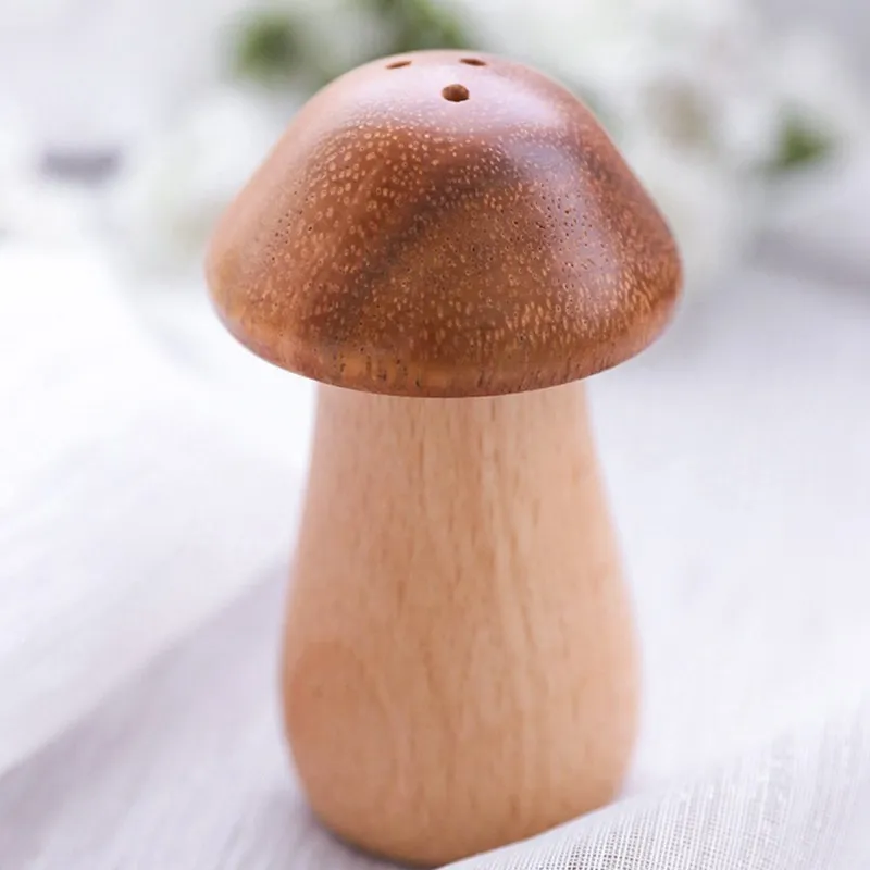 

1Pcs Wooden Toothpick Holder Cute Mushroom Tooth Picking Box Household Toothpick Holder Home Kitchen Gadgets
