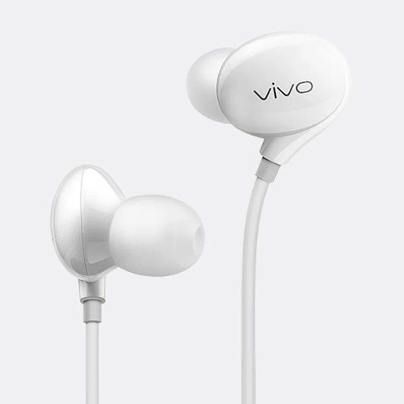 Новинка, наушники-вкладыши Vivo 3,5 мм, проводная Hi-Fi гарнитура, наушники-вкладыши со встроенным микрофоном для VIVO X27 X23 X21 Nex Z5x Z5 Z3 IQOO Pro