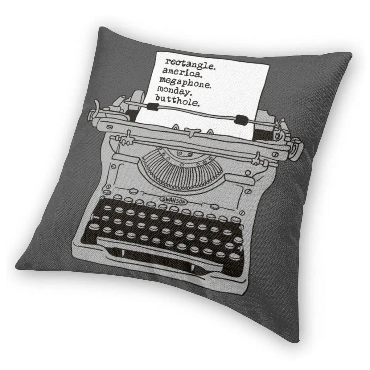 Throw Pillows Case Ron Swanson Typewriter sofa decorative pillow cushions cover | Дом и сад