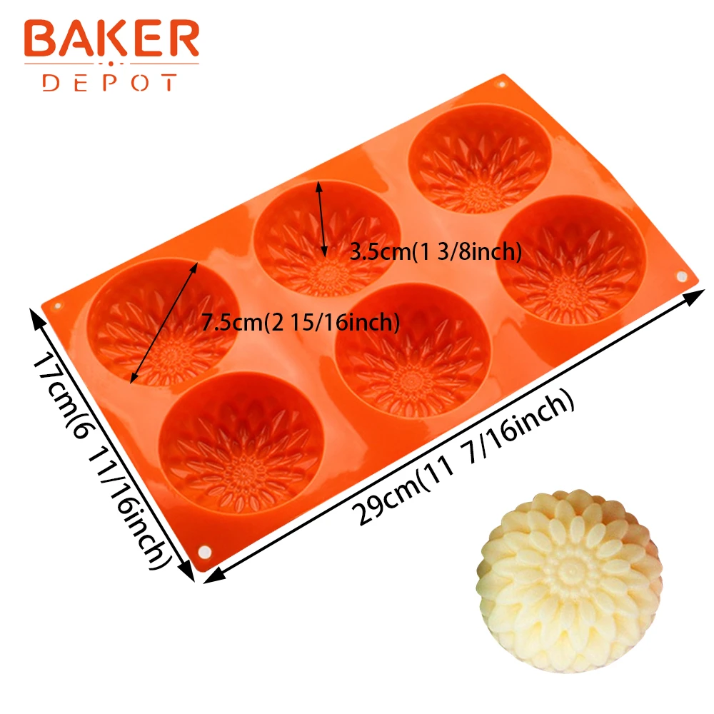 Силиконовая форма для мыла ручной работы 6 ярдов силиконовая торта с подсолнухом