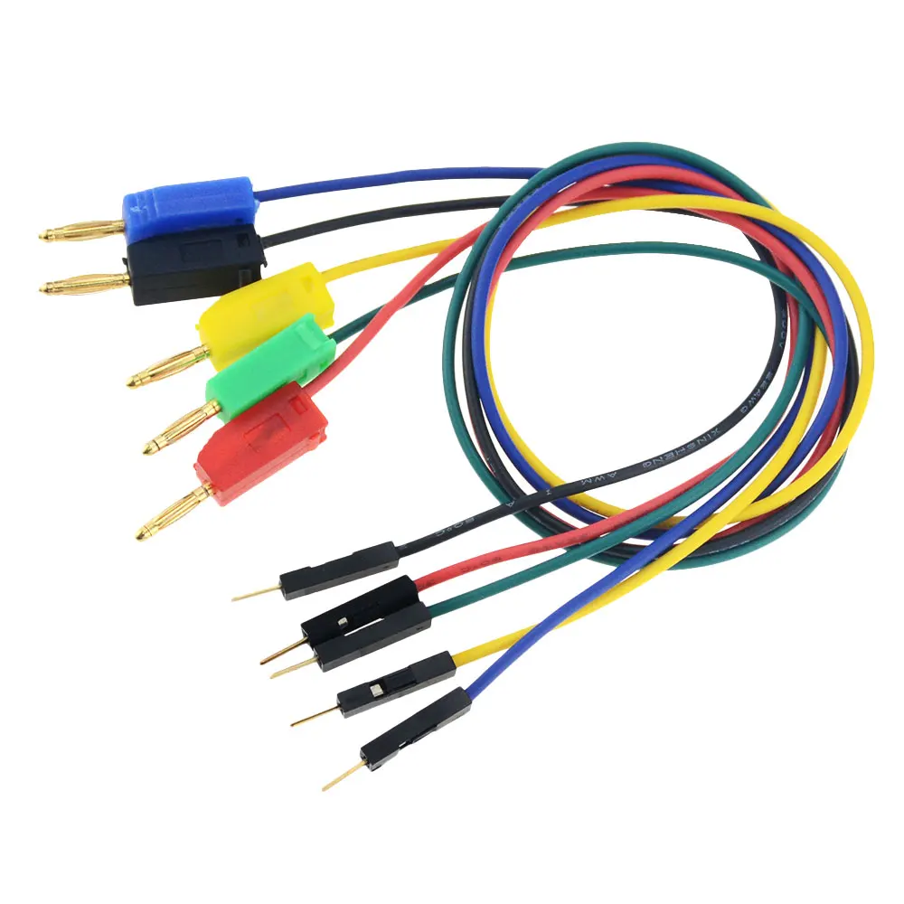 Штекер типа банан позолоченный на 2 0 градусов мм 5 шт. 30 см | Обустройство дома