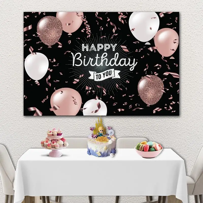 Романтические Красочные воздушные шары желания счастливого дня рождения для вас