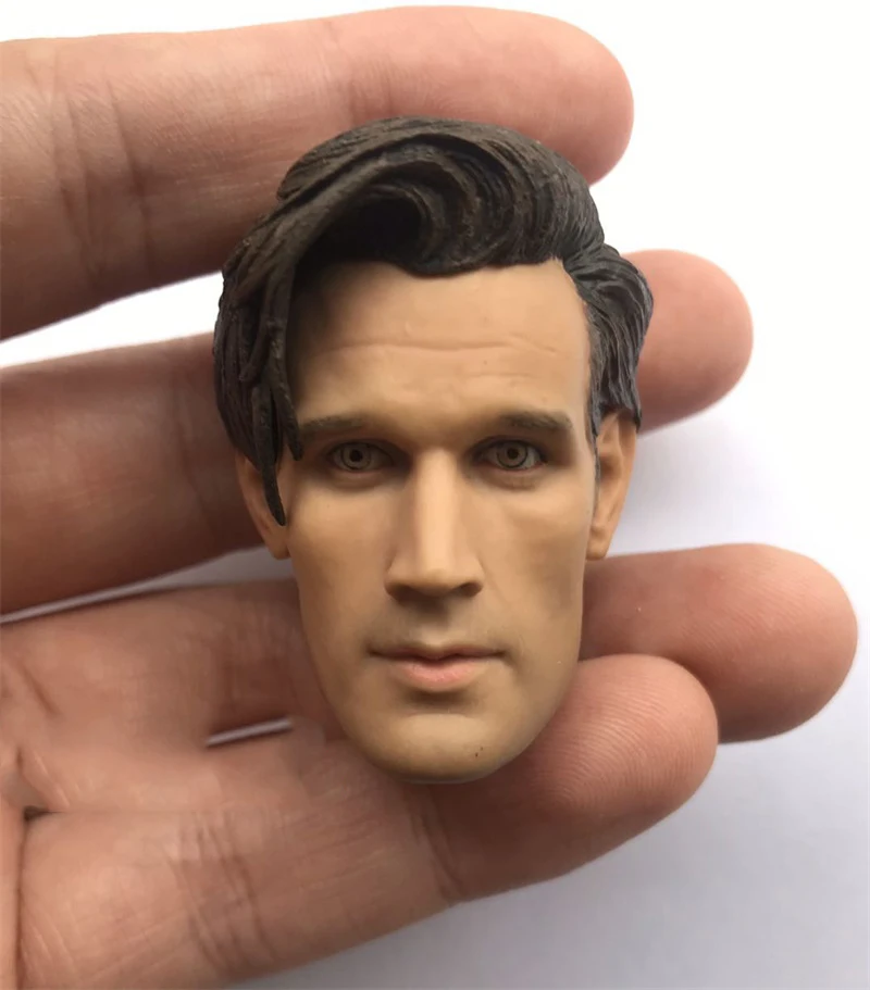 

Большая распродажа для фанатов, масштаб 1/6, мистический доктор, мастер Мэтт Смит, Мужская голова, скульптура для обычных кукол 12 дюймов, колл...