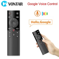 h17 voice remote control 2 4g wireless air mouse with ir learning microphone gyroscope for mini pc android tv box x96max x88 pro