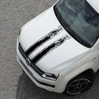 Автомобильные наклейки, капот, овальная полоса, графическая Виниловая наклейка для автомобиля, подходит для amarok 2009 2010 2011 2012 2013 2014 2016 2017 2018 2019