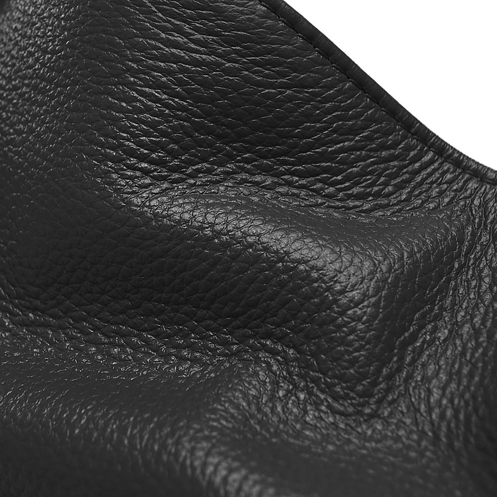 Женская сумка Zency из 100% мягкой натуральной кожи черного и белого цвета с