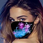 Хлопчатобумажная разноцветная женская маска M2, 5 с принтом в виде бабочки