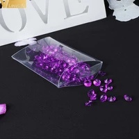 50pcslot clear candy box pillow shape box pvc gifts box jewelry packaging bridal favor wedding party matte sweet supplies boxes