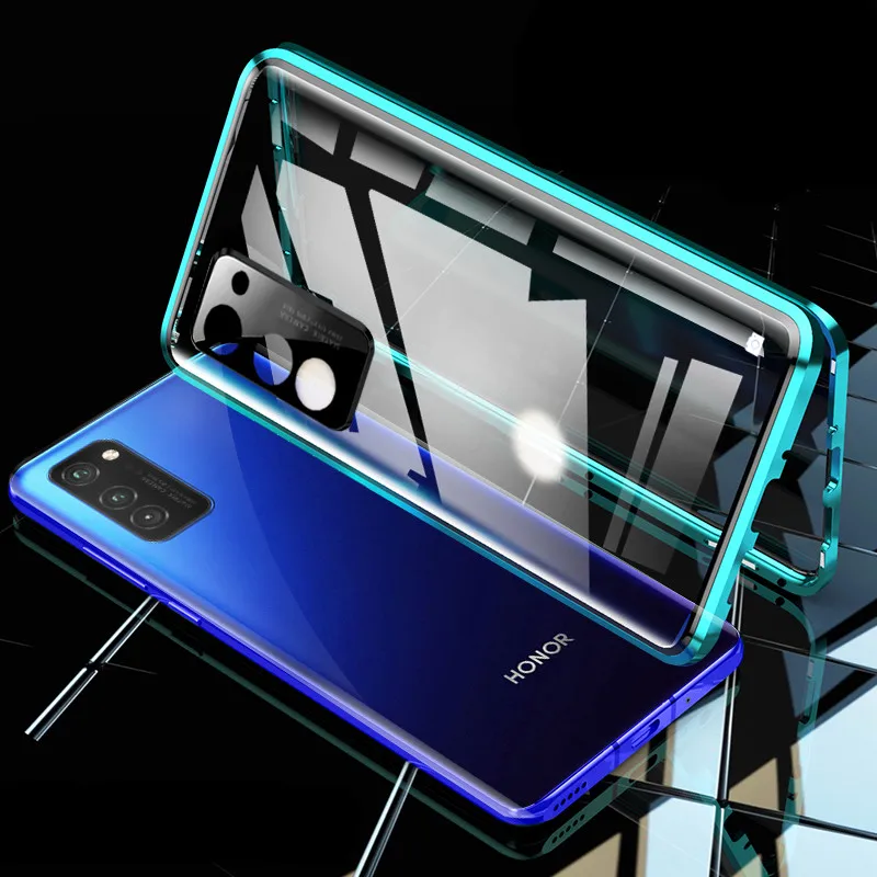 

Металлический защитный стеклянный чехол для Huawei Honor V30/V30 Pro