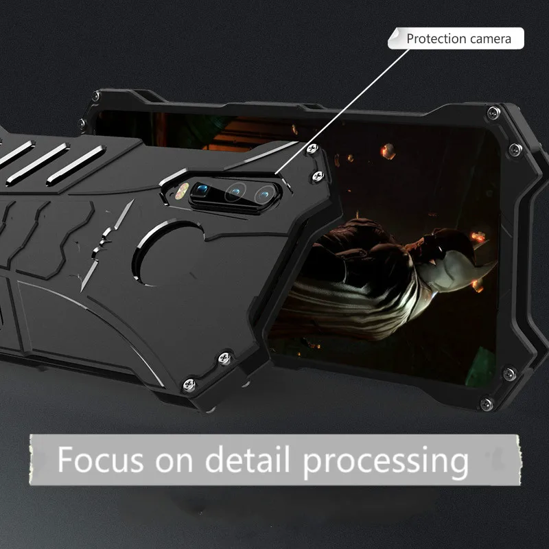 Металлический чехол для huawei P30 lite Pro алюминиевый ударопрочный противоударный