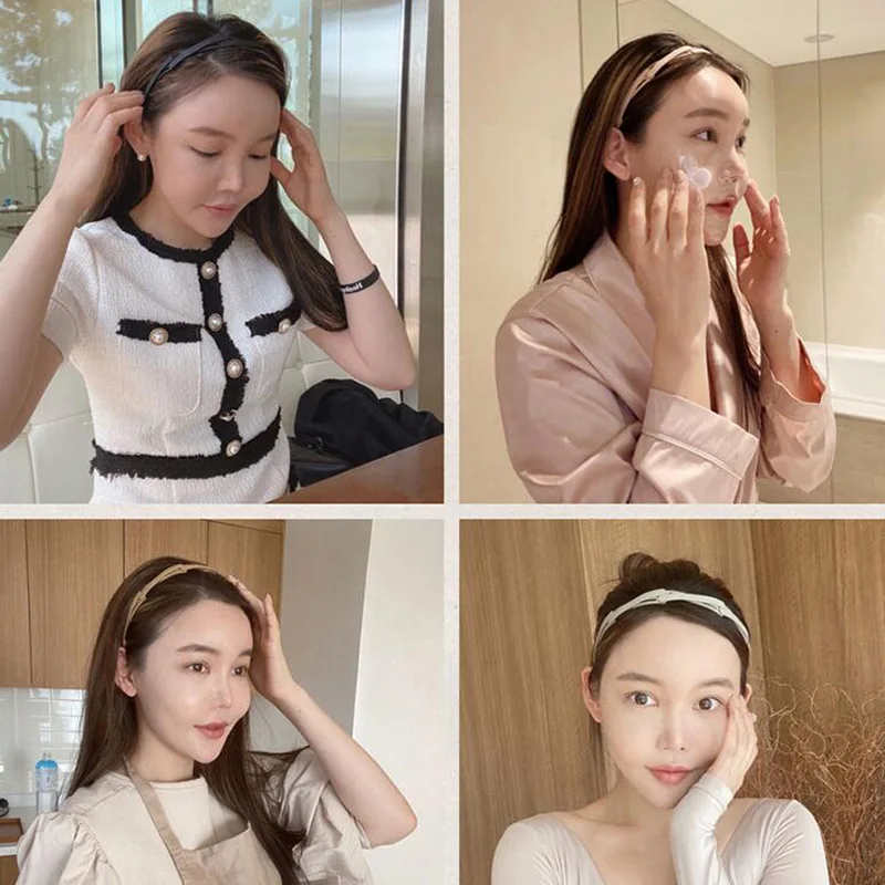 Женские повязки для волос пластиковые складные телескопические на голову