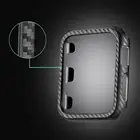 Чехол из углеродного волокна и ремешок для Apple Watch band 44 мм 40 мм 45 мм41 мм 42 мм 38 мм, силиконовый браслет correa iwatch series 3 5 6 SE 7