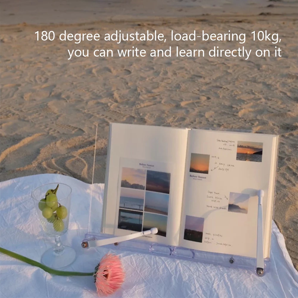 Подставка-держатель для iPad планшета ПК прозрачная акриловая книжная полка