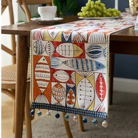 japanese jacquard table runner dining table decor embroidery table runners luxury home party coffeetable accessories decoration