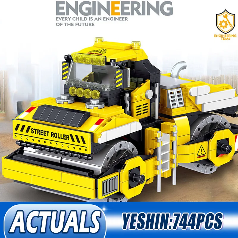 Высокотехнологичный автомобиль Yeshin маленький экскаватор бульдозер кран