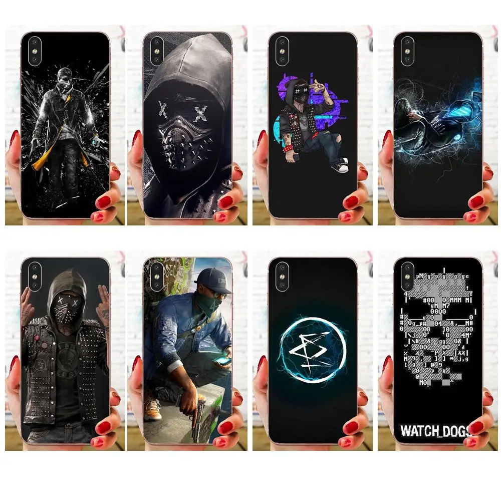 Принт Watch Dogs ключ дюймовый стандарт ТПУ чехол для телефона htc Desire 530 626 628 630 816 820 830